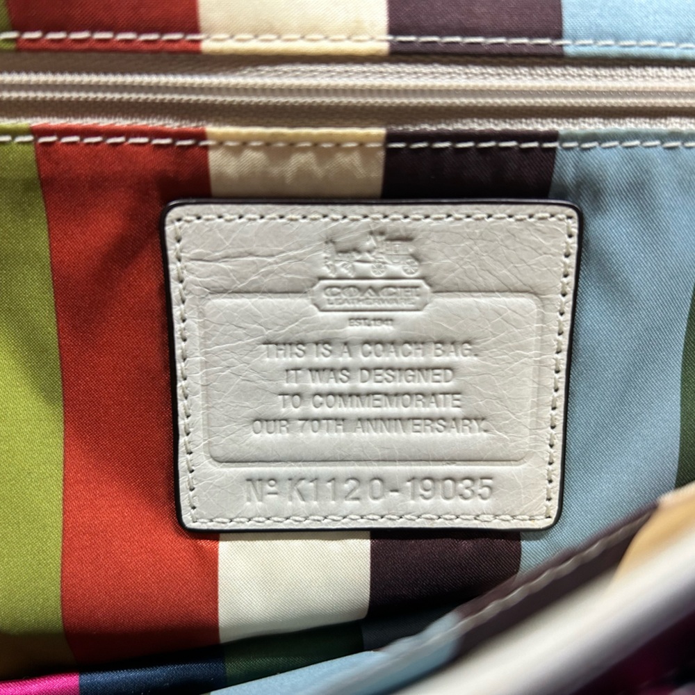 COACH City Willis Legacy Distressed Bag 70th Anniversary - Picture 7 of 10